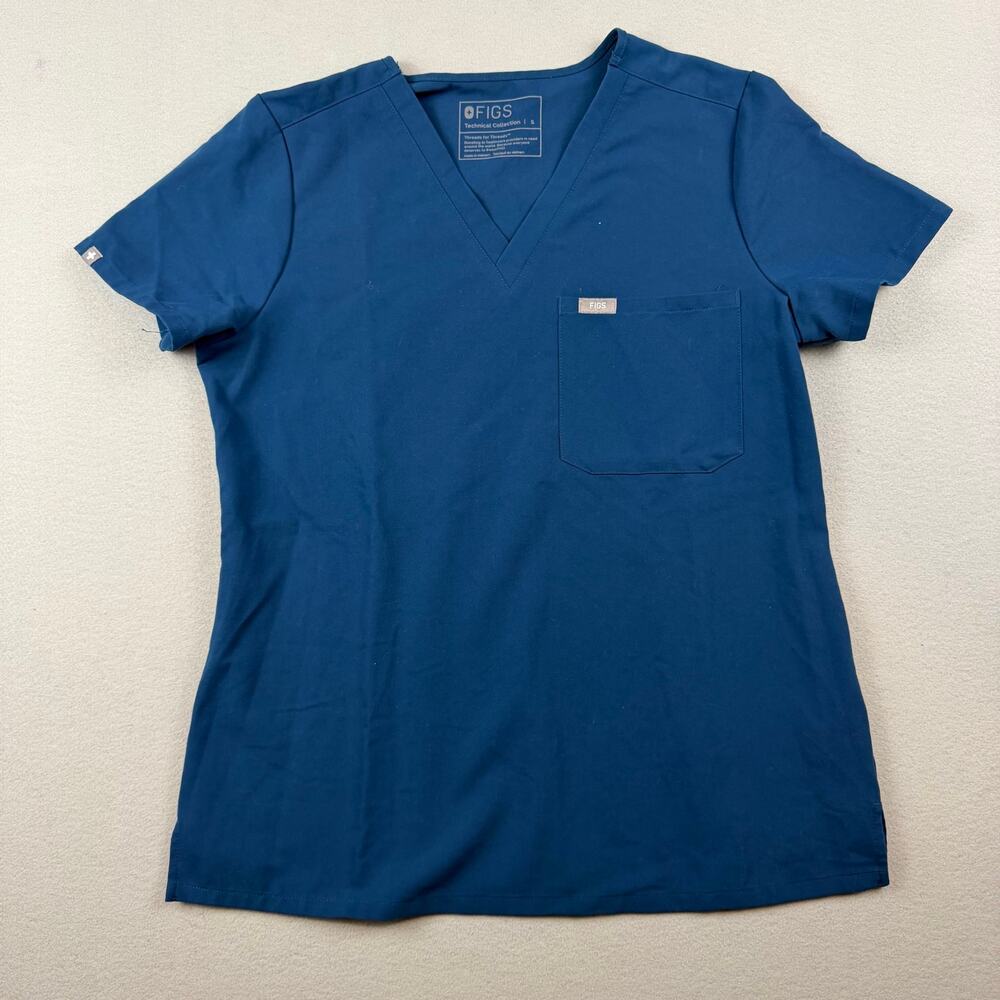 FIGS Technical Collection Catarina V-Neck Scrub Top S